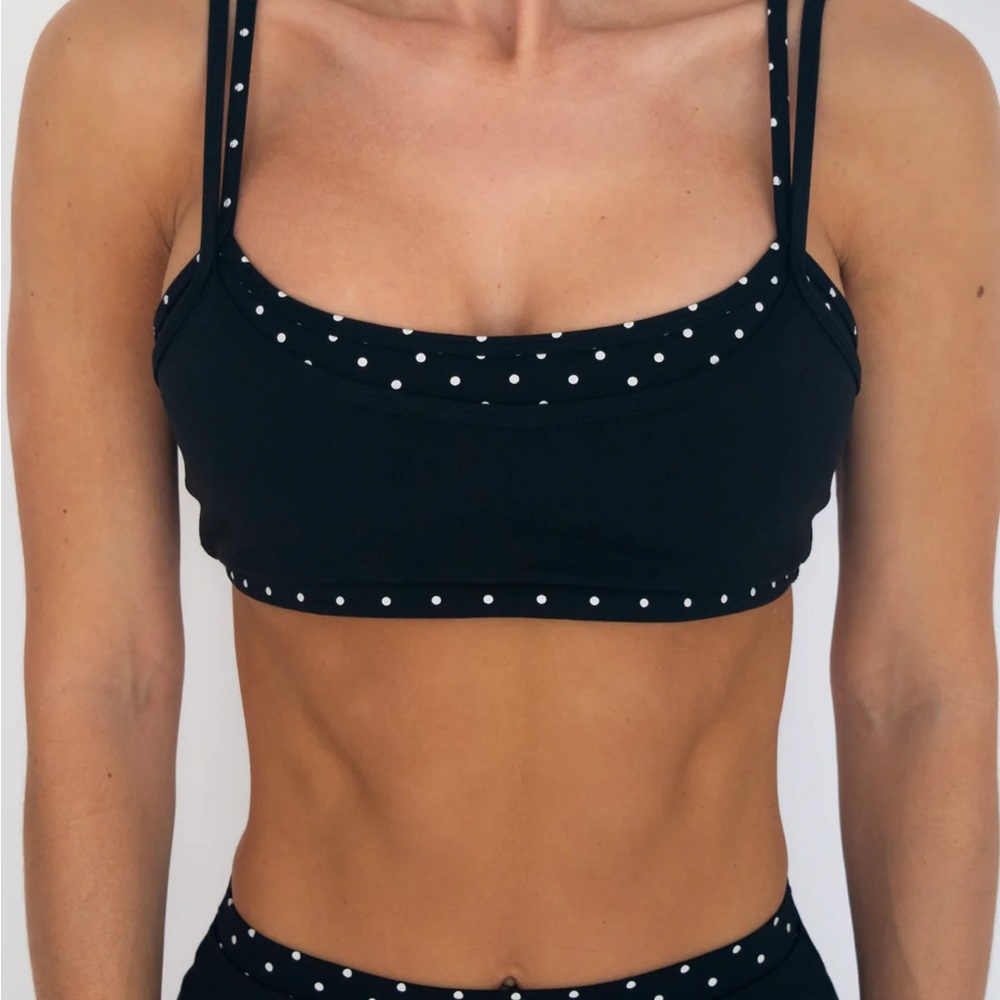 Liaison the label black and white polkadot